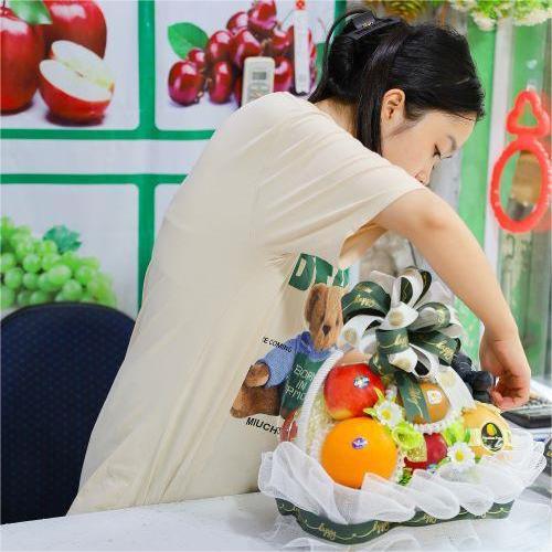 giỏ hoa quả chúc mừng sinh nhật 2025